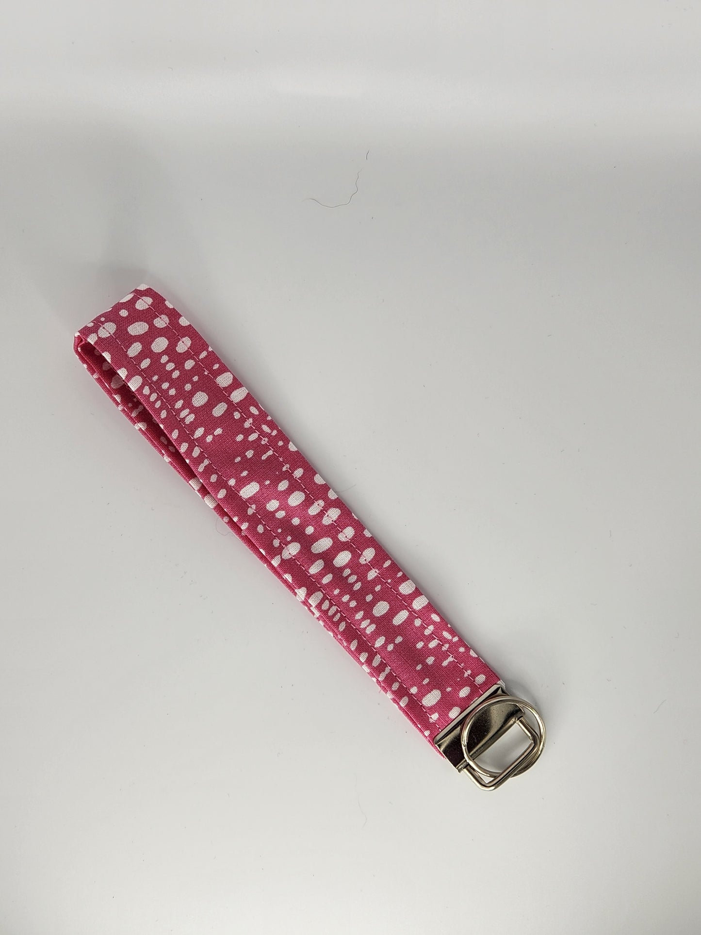 Pink Dots Wrist Lanyard for Keys