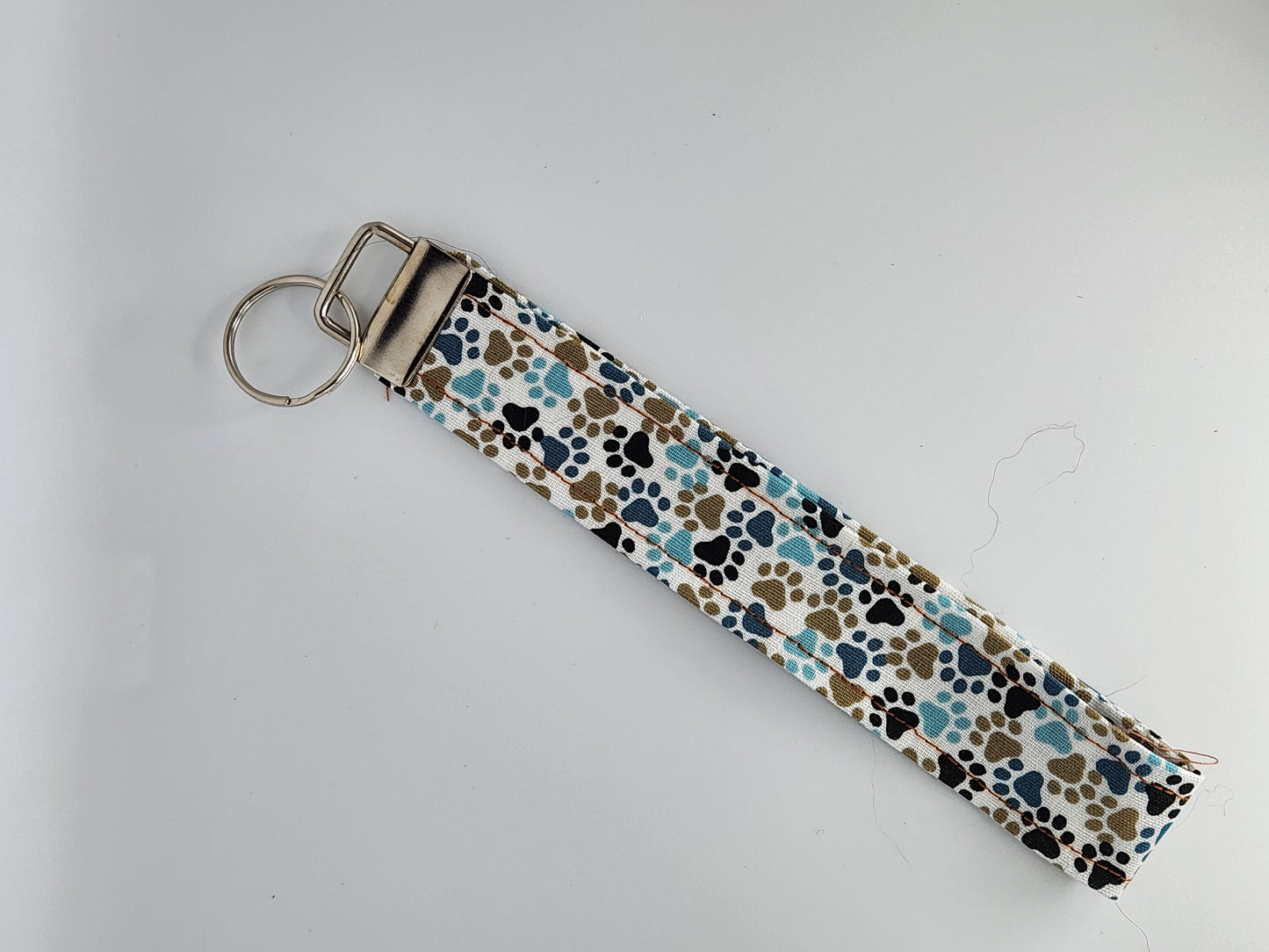 Light Paw Prints Wrist Lanyard for Keys