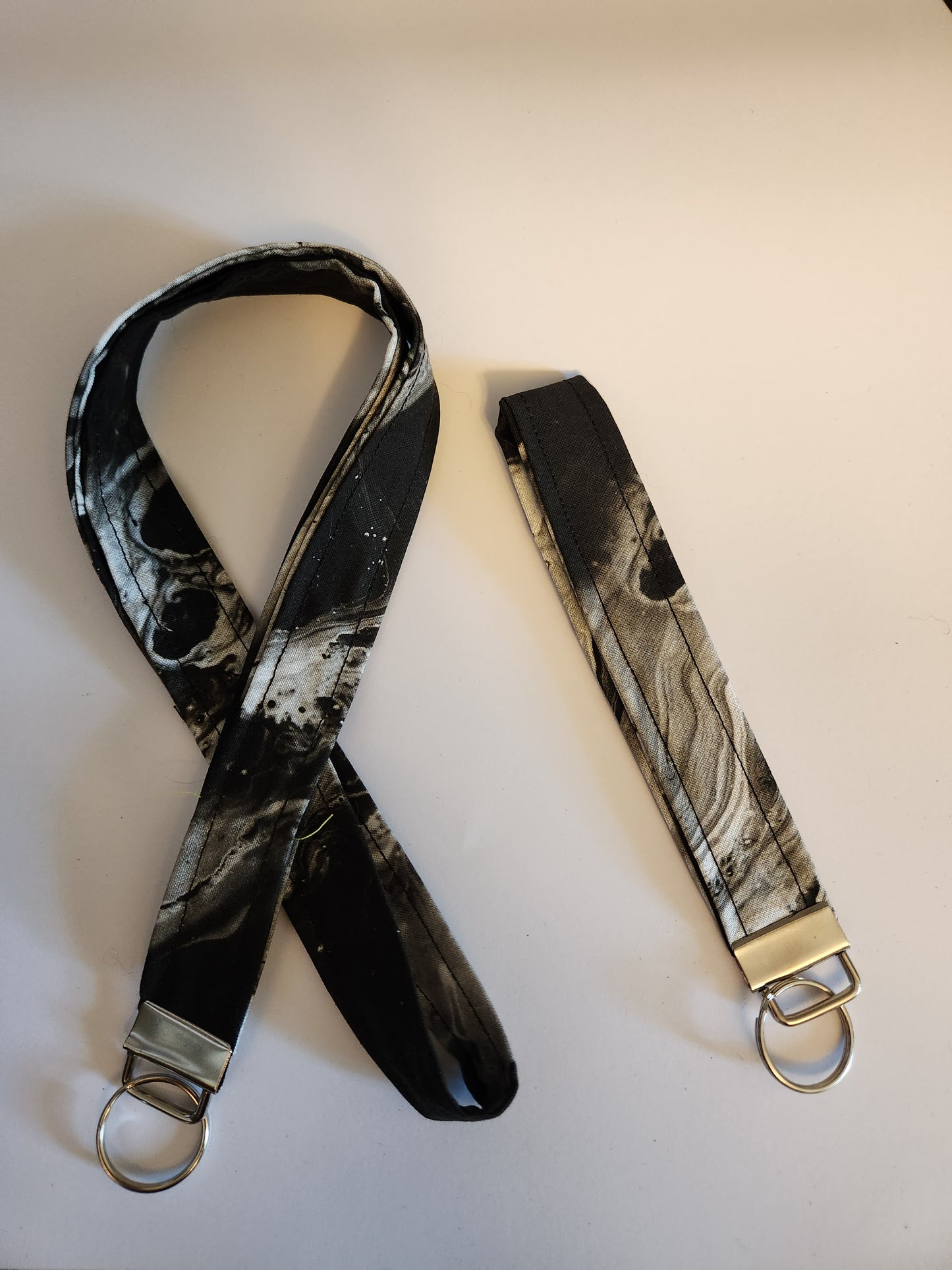 Oil Slick Wrist Lanyard for Keys