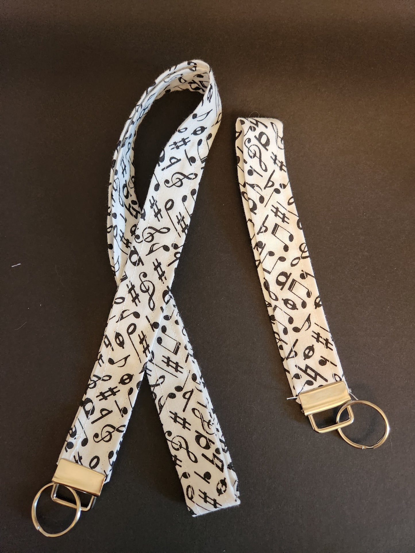 Music Notes Wrist Lanyard for Keys