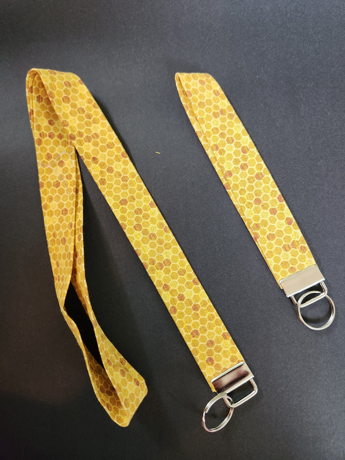 Honeycomb Wrist Lanyard for Keys