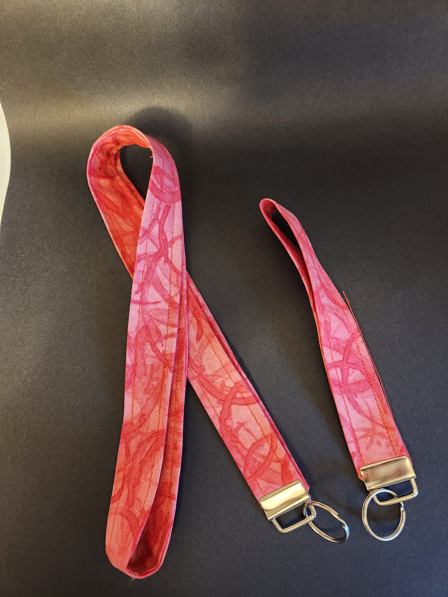 Red Watermark Wrist Lanyard for Keys