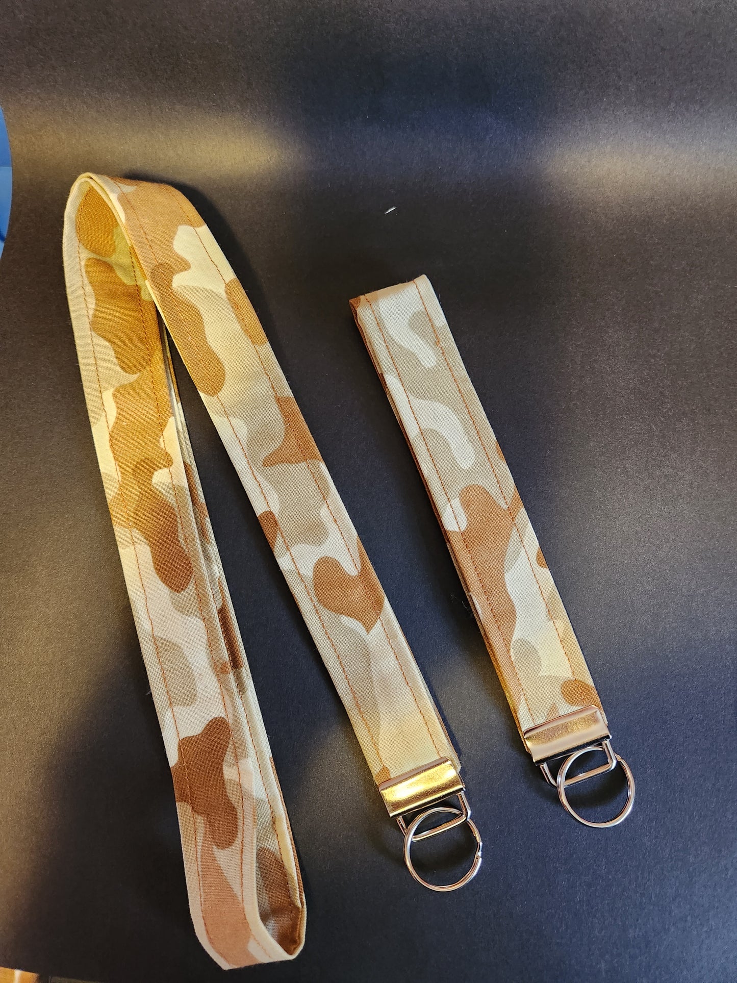 Desert Camo Wrist Lanyard for Keys