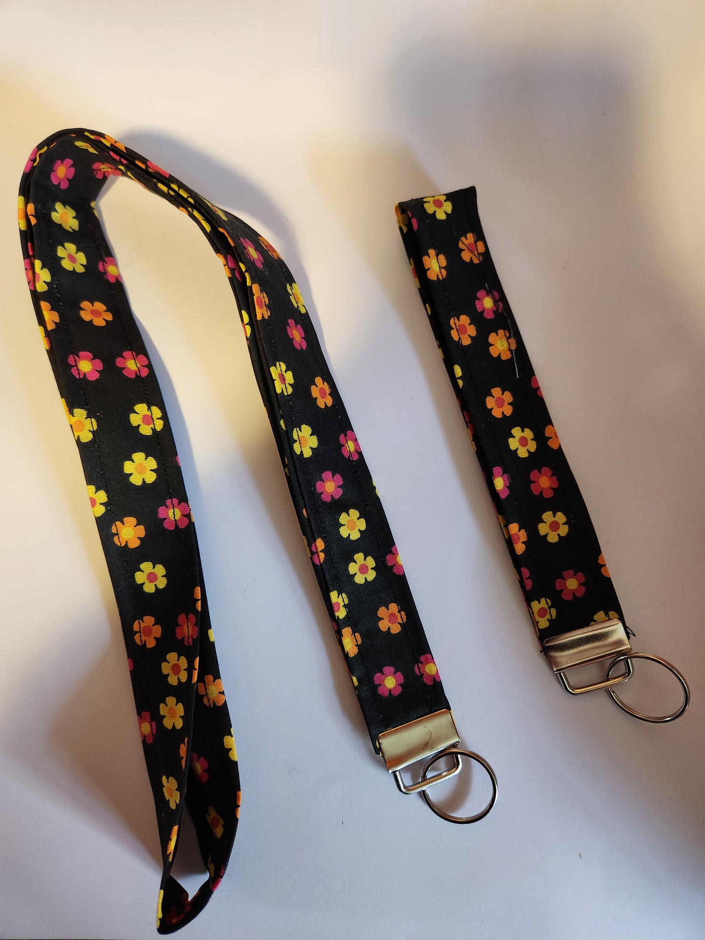 Fire Florals Wrist Lanyard for Keys