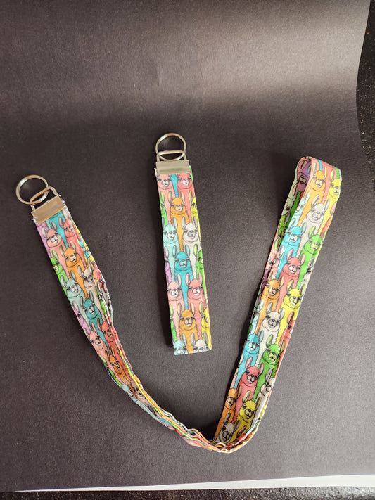 Alpacas Wrist Lanyard for Keys